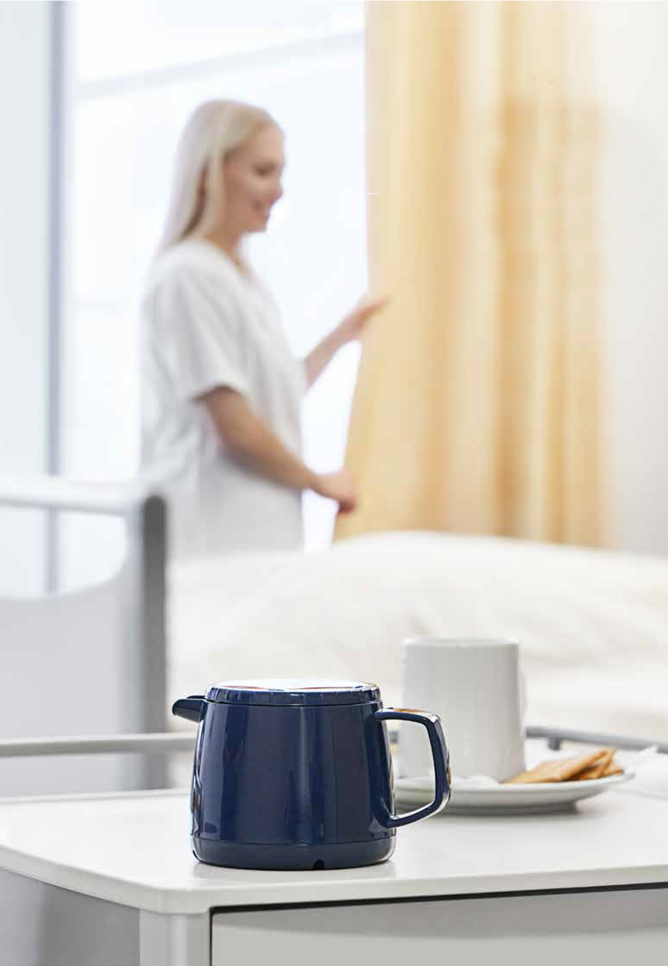 IDEUS® Thermoskan, 2 l, roestvrij staal, dubbelwandige koffiepot